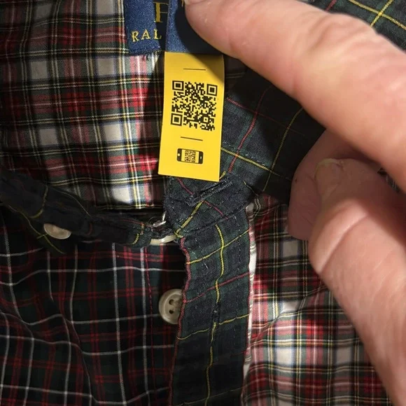 Polo Ralph Lauren plaid dress size 10 girls no belt - Picture 6 of 7